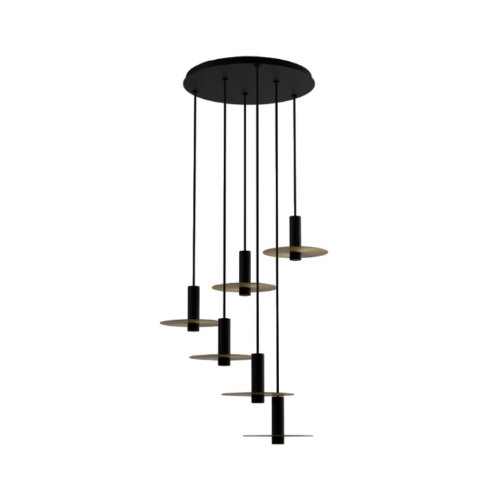 Koncept CMP-C6-S-06 Combi LED Pendant, Metal Plate
