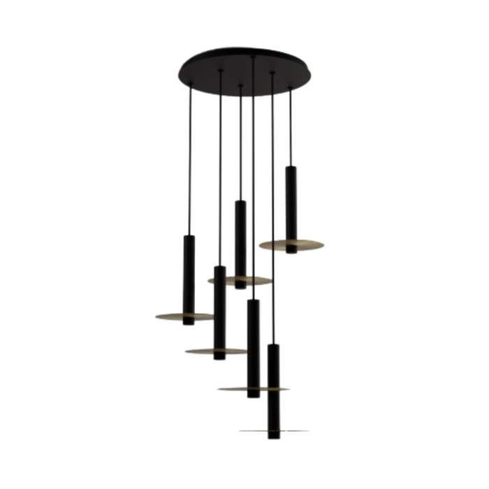 Koncept CMP-C6-S-12 Combi LED Pendant, Metal Plate