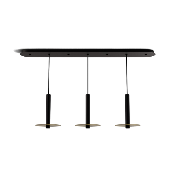 Koncept CMP-L3-S-12 Combi LED Pendant, Metal Plate