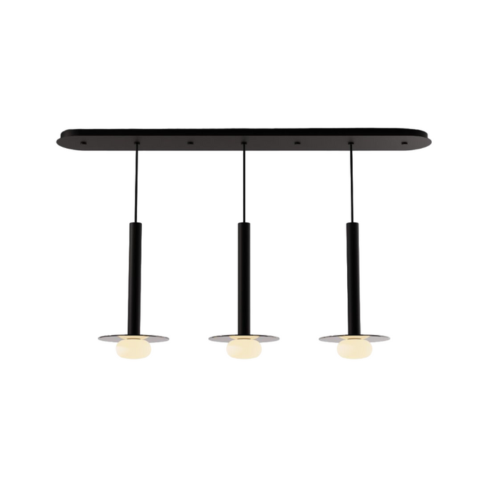 Koncept CMP-L3-S-16 Combi LED Pendant, Glass Plate with Frosted Glass Ball