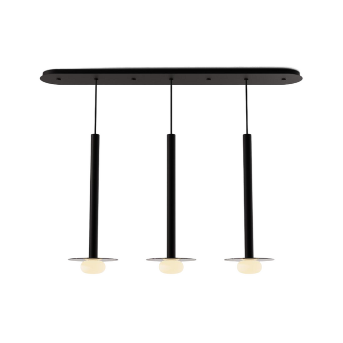 Koncept CMP-L3-S-24 Combi LED Pendant, Glass Plate with Frosted Glass Ball