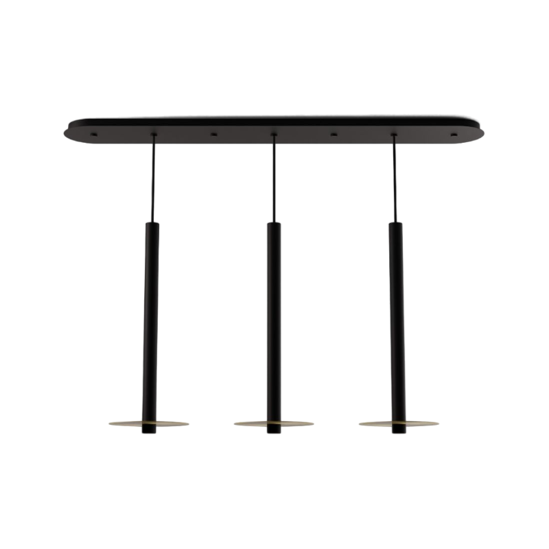 Koncept CMP-L3-S-24 Combi LED Pendant, Metal Plate