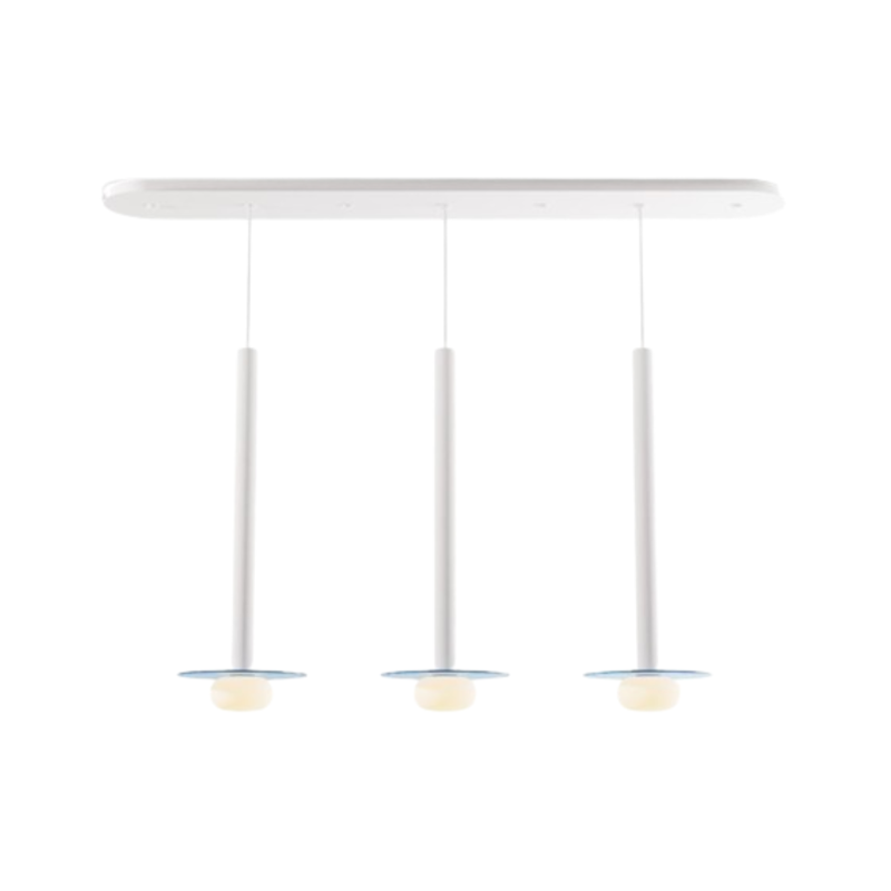 Koncept CMP-L3-S-24 Combi LED Pendant, Glass Plate with Frosted Glass Ball