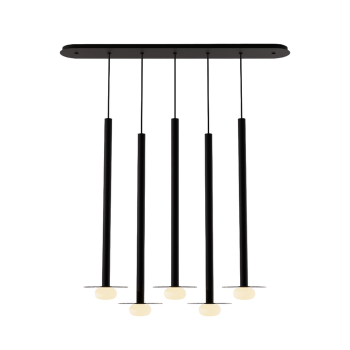 Koncept CMP-L5-S-36 Combi LED Pendant, Glass Plate with Frosted Glass Ball