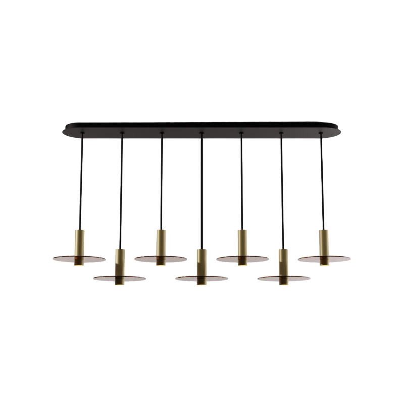Koncept CMP-L7-S-06 Combi LED Pendant, Glass Plate