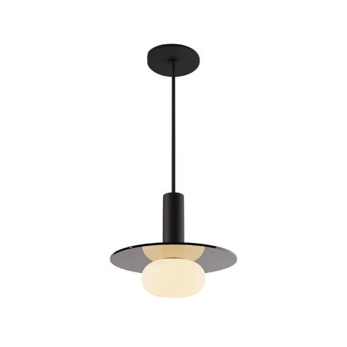 Koncept CMP-S1-S-06 Combi LED Pendant, Glass Plate with Frosted Glass Ball