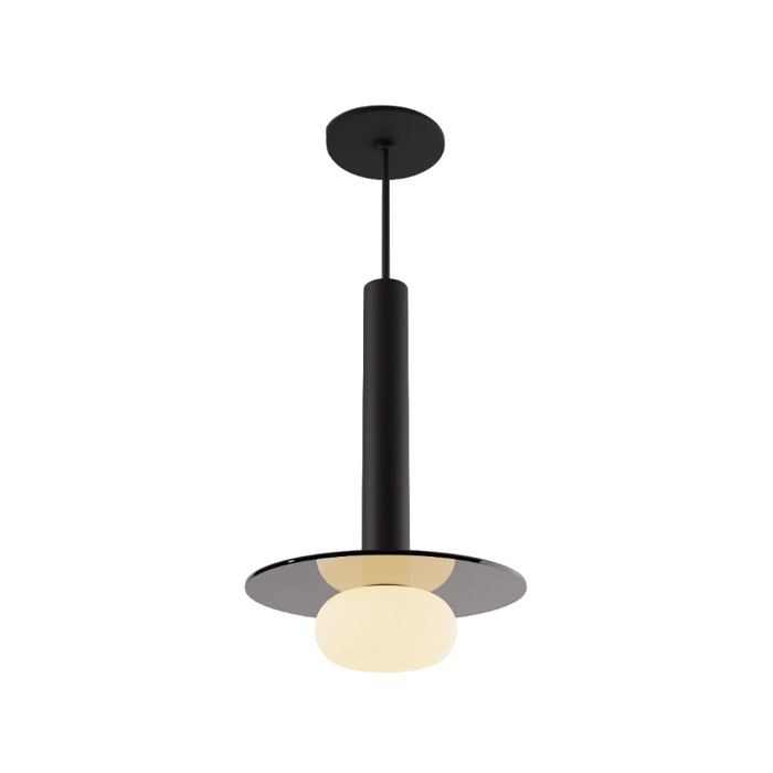 Koncept CMP-S1-S-12 Combi LED Pendant, Glass Plate with Frosted Glass Ball