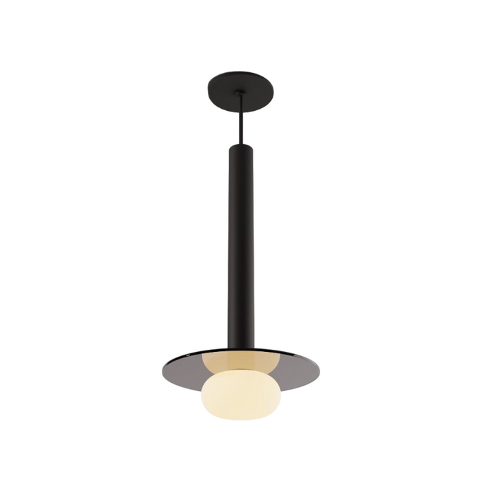 Koncept CMP-S1-S-16 Combi LED Pendant, Glass Plate with Frosted Glass Ball