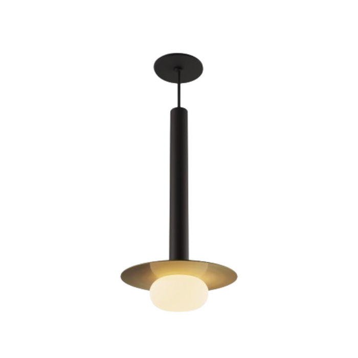 Koncept CMP-S1-S-16 Combi LED Pendant, Metal Plate with Frosted Glass Ball