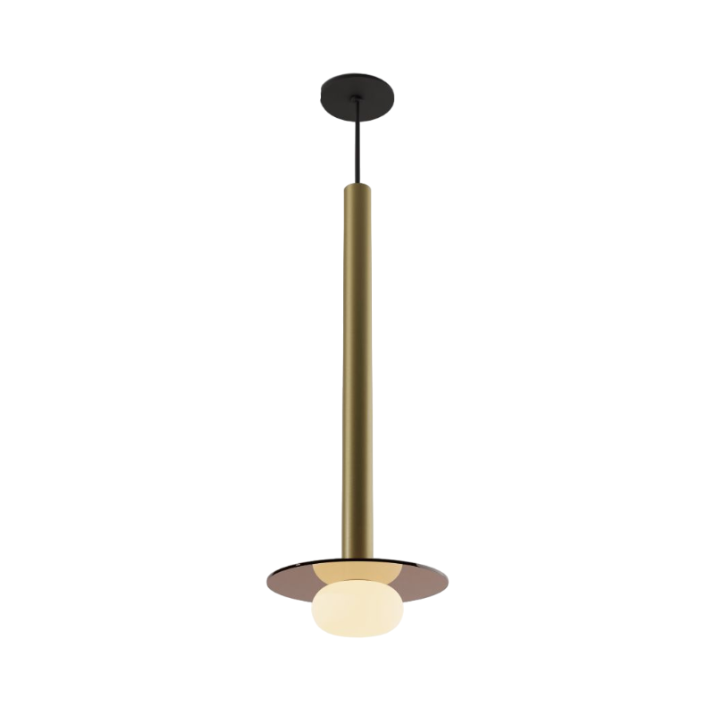 Koncept CMP-S1-S-24 Combi LED Pendant, Glass Plate with Frosted Glass Ball