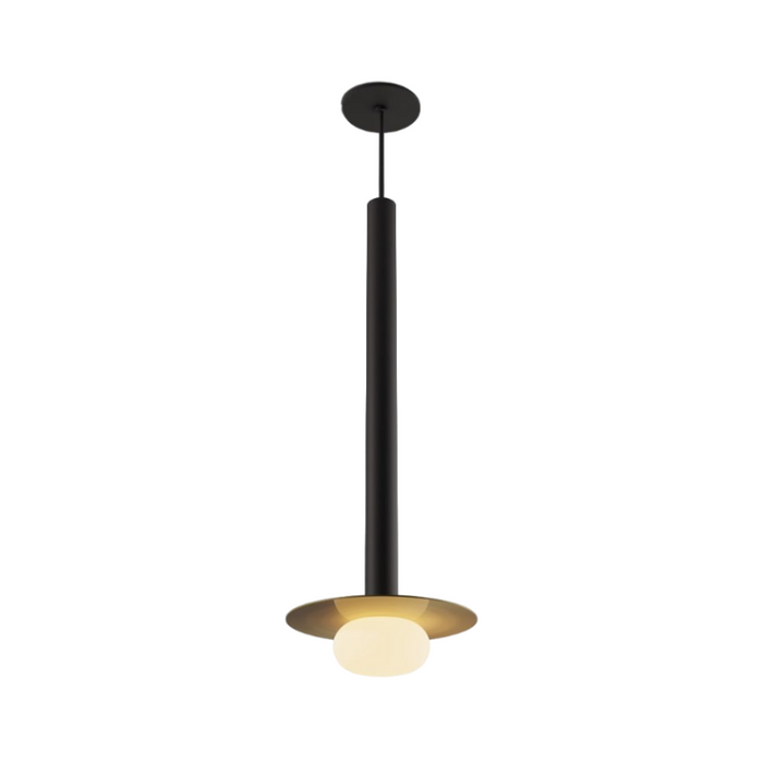 Koncept CMP-S1-S-24 Combi LED Pendant, Metal Plate with Frosted Glass Ball