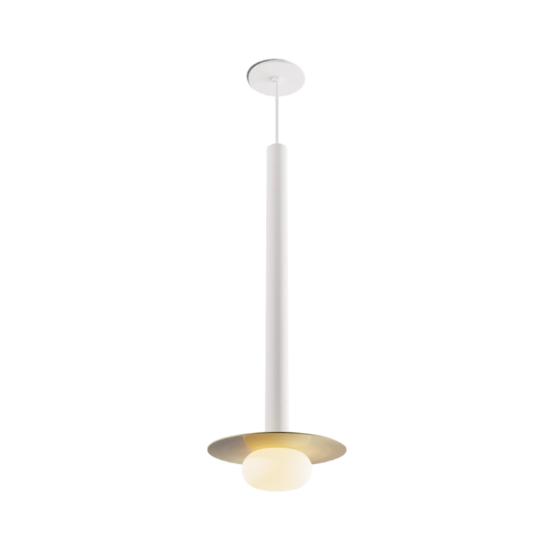 Koncept CMP-S1-S-24 Combi LED Pendant, Metal Plate with Frosted Glass Ball
