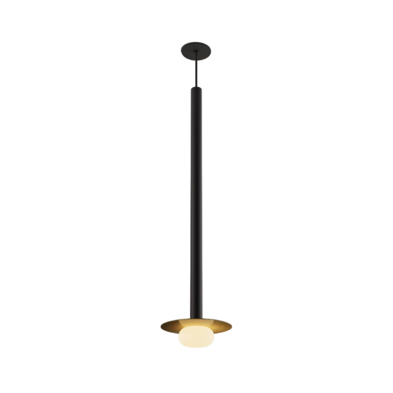 Koncept CMP-S1-S-36 Combi LED Pendant, Metal Plate with Frosted Glass Ball