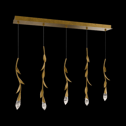 Schonbek S2405L Secret Garden 5-lt 40" LED Pendant - French Gold
