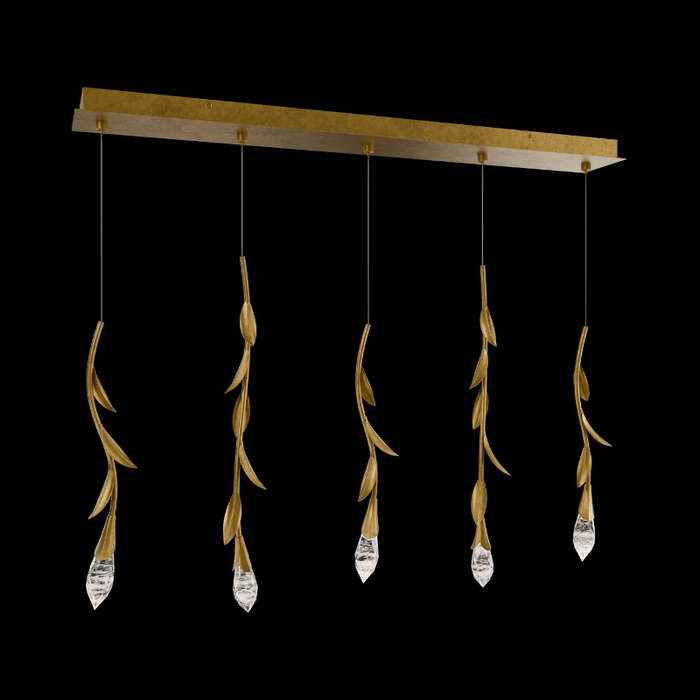 Schonbek S2405L Secret Garden 5-lt 40" LED Pendant - French Gold