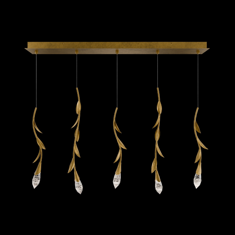 Schonbek S2405L Secret Garden 5-lt 40" LED Pendant - French Gold