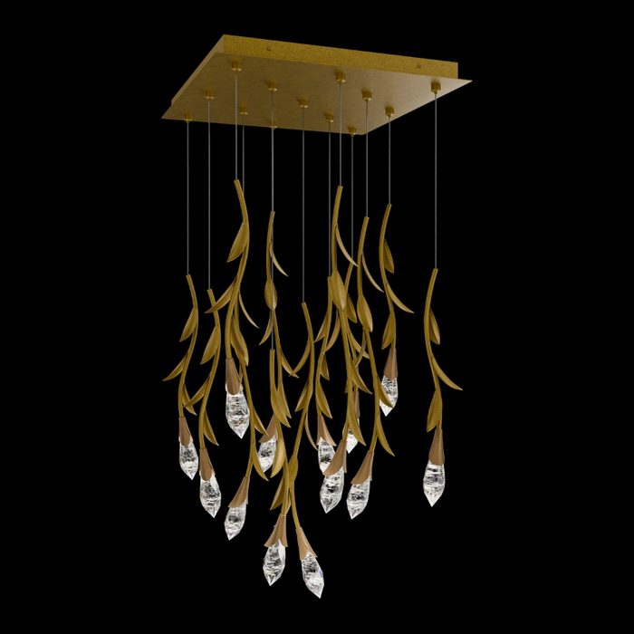 Schonbek S2413S Secret Garden 13-lt 20" LED Pendant - French Gold