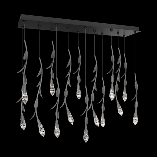 Schonbek S2414L Secret Garden 14-lt 40" LED Pendant - Antique Pewter