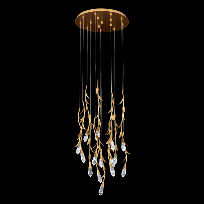 Schonbek S2415 Secret Garden 15-lt 23" LED Pendant - French Gold