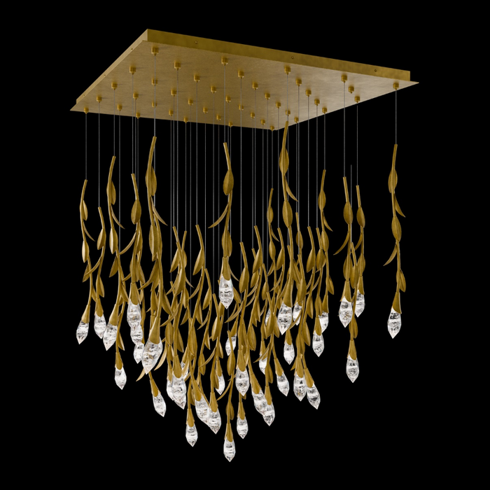 Schonbek S2441S Secret Garden 41-lt 36" LED Pendant - French Gold