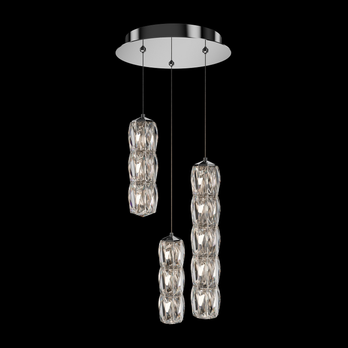 Schonbek S26503 Verve LED 3-lt 12" LED Pendant, CCT Selectable