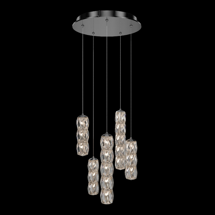 Schonbek S26505 Verve LED 5-lt 17" LED Pendant, CCT Selectable