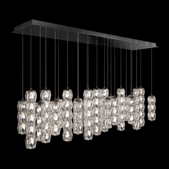 Schonbek S26523L Verve LED 23-lt 53" LED Pendant, CCT Selectable