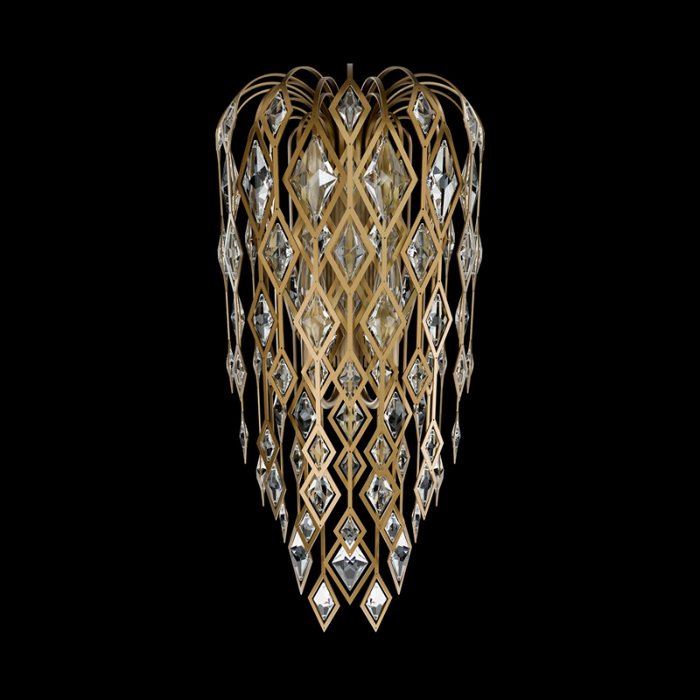 Schonbek S27524 Laureline 2-lt 24" Tall Wall Sconce - Aged Brass