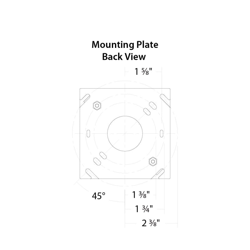 WAC S2C-CP-TL Ventrix Trimless Junction Box Cover