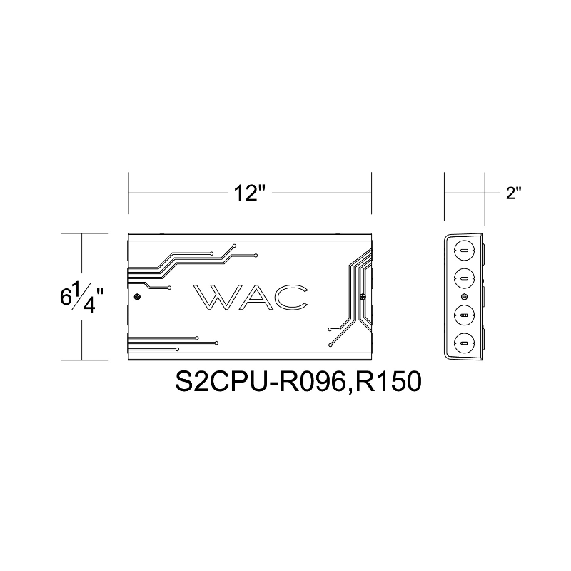 WAC S2CPU-R150 Ventrix 150W Remote CPU