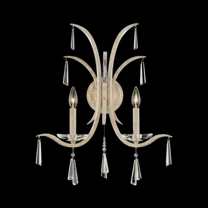 Schonbek S30502 Tinsley 2-lt 22" Tall Wall Sconce - White Gold