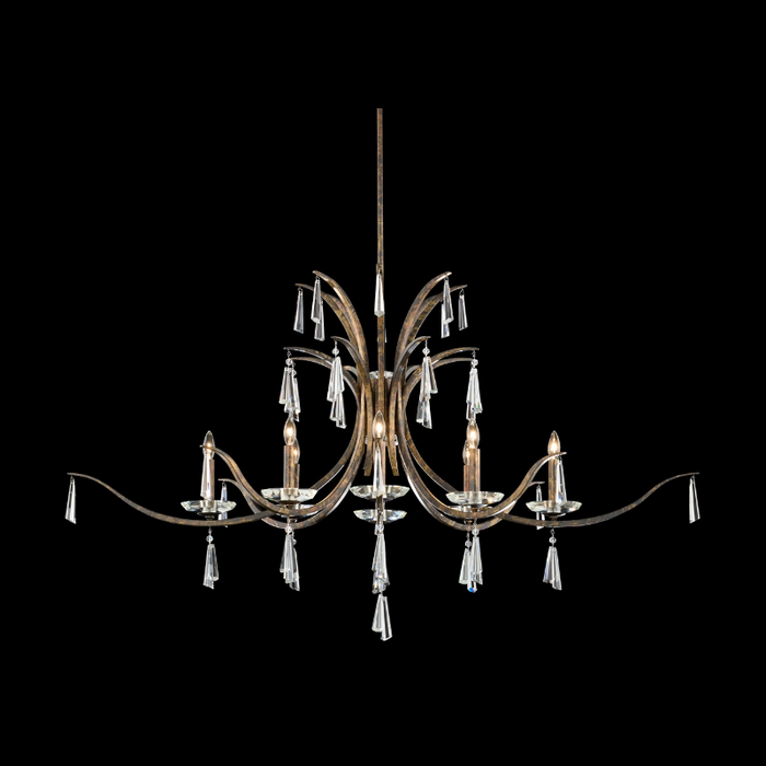 Schonbek S30508 Tinsley 8-lt 53" Chandelier - Heirloom Bronze