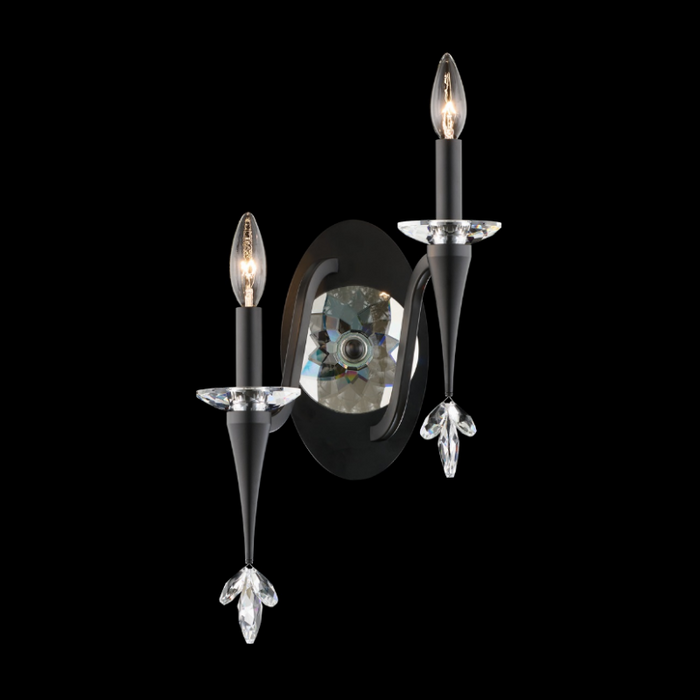Schonbek S47504 Waverly 2-lt 20" Tall Wall Sconce - Black