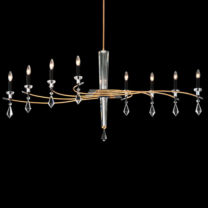 Schonbek S5608 Tempest 8-lt 61" Chandelier