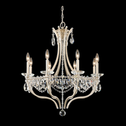 Schonbek S77508 Adley 8-lt 30" Chandelier - Antique Silver/Radiance