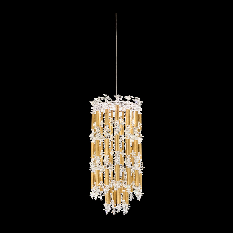 Schonbek S8114 Tahitian 1-lt 7" LED Pendant, CCT Selectable - Heirloom Gold