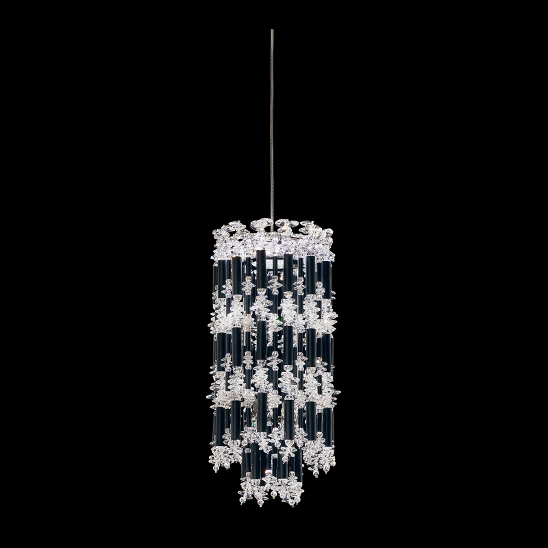 Schonbek S8114 Tahitian 1-lt 7" LED Pendant, CCT Selectable - Black