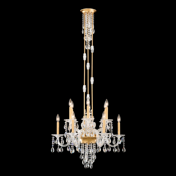 Schonbek S93512 Rainier 12-lt 27" Chandelier - French Gold