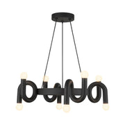 Alora Mood CH420823 Sadie 8-lt 23" Chandelier - Matte Black