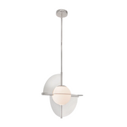 Kuzco PD65116 Scorpio 1-lt 17" LED Pendant - Polished Nickel