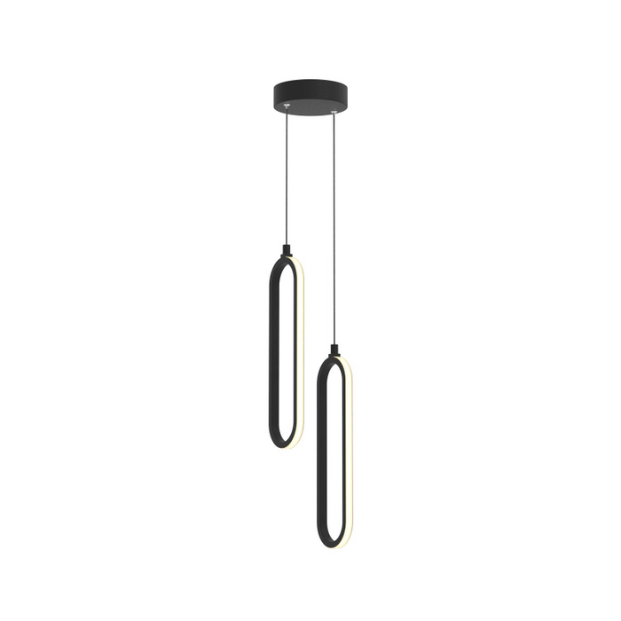 AFX SIEP12LAJD1 SIEP Series Sienna 2-lt 5" LED Multi Pendant