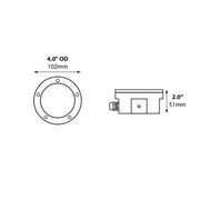 Focus Industries SL11LEDM 7W LED Underwater Light, 12V, 3000K