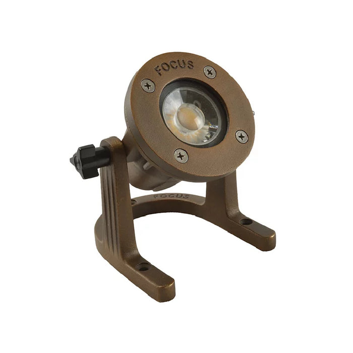 Focus Industries SL33 3W LED Underwater Light with Aiming Bracket, 12V, 3000K