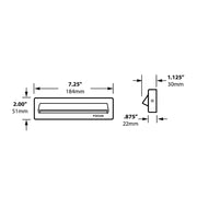 Focus Industries SL50LEDP 7" 5W LED Brick Light, 12V