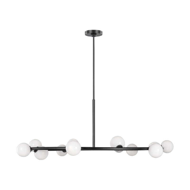 Visual Comfort SLC10612 Altair 12-lt 44" LED Extra Large Chandelier - Aged Iron
