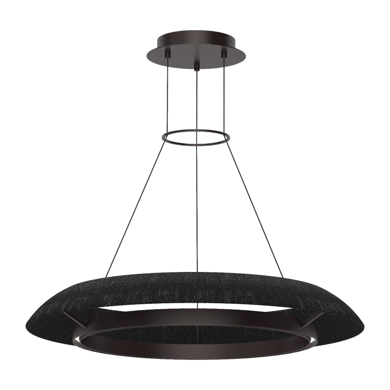 Visual Comfort SLCH559 Noa 33" LED Chandelier - Bronze/Washed Black