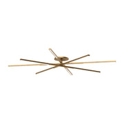 Visual Comfort SLFM56627 Cityscape Grande 48" LED Flush Mount - Hand Rubbed Antique Brass