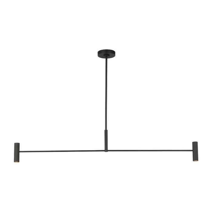 Visual Comfort SLLS571 Ponte 50" LED Chandelier - Nightshade Black