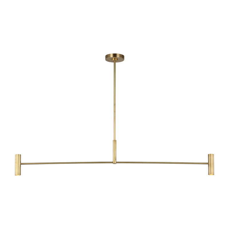 Visual Comfort SLLS571 Ponte 50" LED Chandelier - Hand Rubbed Antique Brass