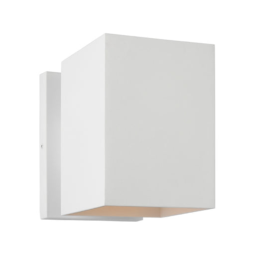 Visual Comfort SLO1101 Pohl 1-lt 7" Outdoor Small Wall Lantern - Outdoor Textured White